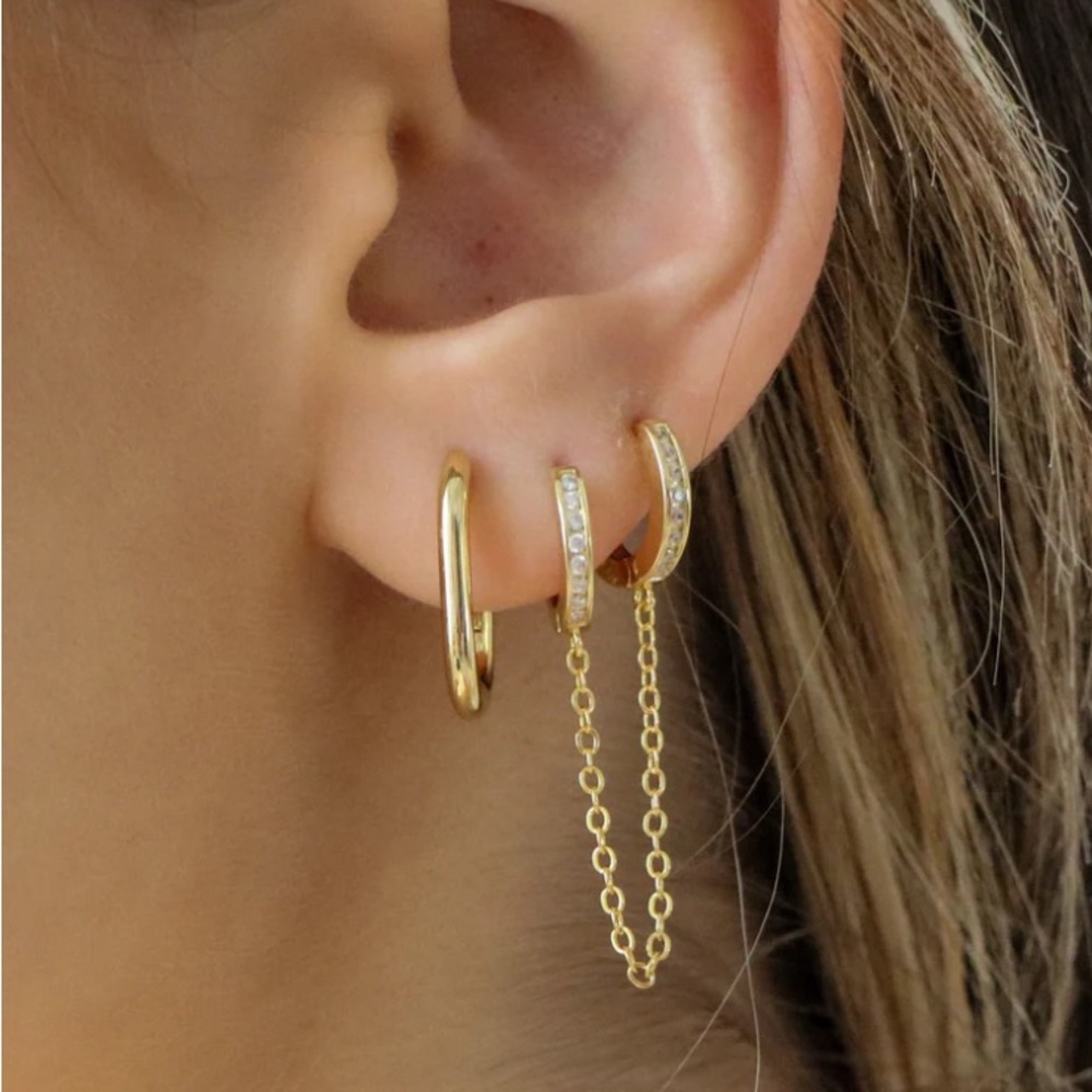 evry jewels “pretty girl earrings” & “cash bracelet”